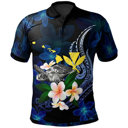 Polynesian Hawaii Polo Shirt Kanaka Maoli With Plumeria Style 3D Printed Polo Shirt Men Women Short Sleeve Summer T-shirt 01