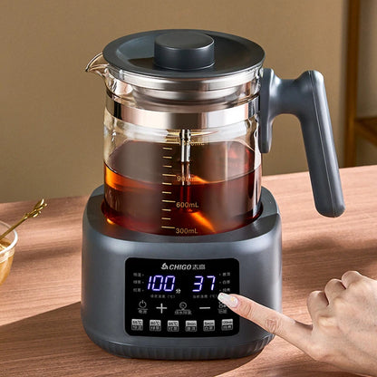 Electric Glass Tea Kettle Baby Milk Warmer 1.3L – 72h Keep Warm