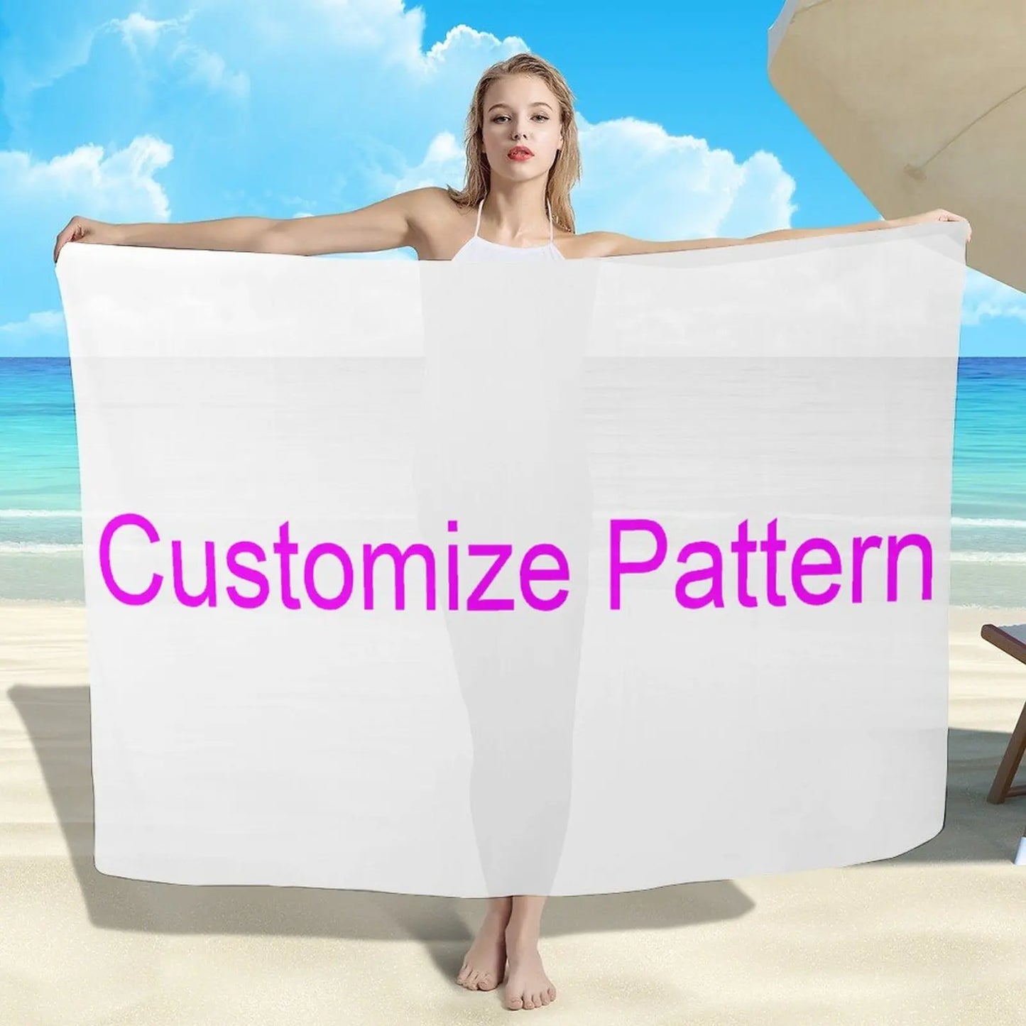 Custom sarongs for women Elegant striped printed swimwear Polynesian Tribal Frances Hibiscus Custom Polynesian sarongs