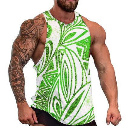 Polynesian Tribal Tank Tops Samoan Men Singlets Island Wear