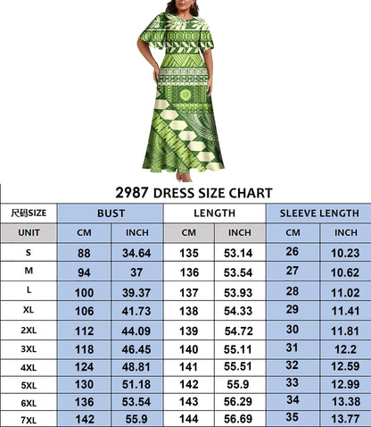 Polynesian Tribal Family Matching Outfit Set