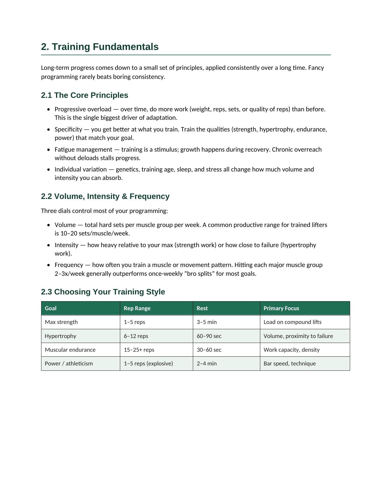 Health and fitness ebook