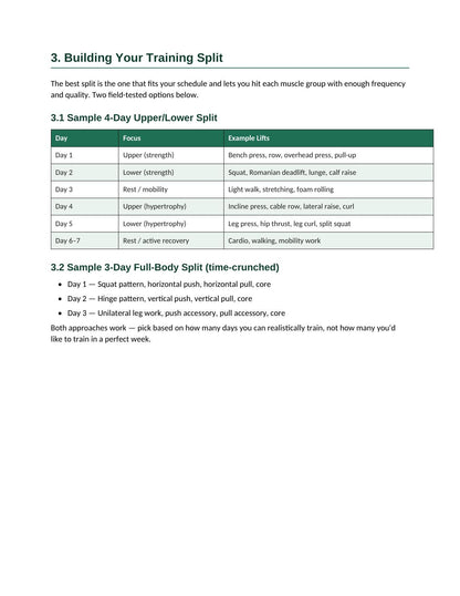 Health and fitness ebook