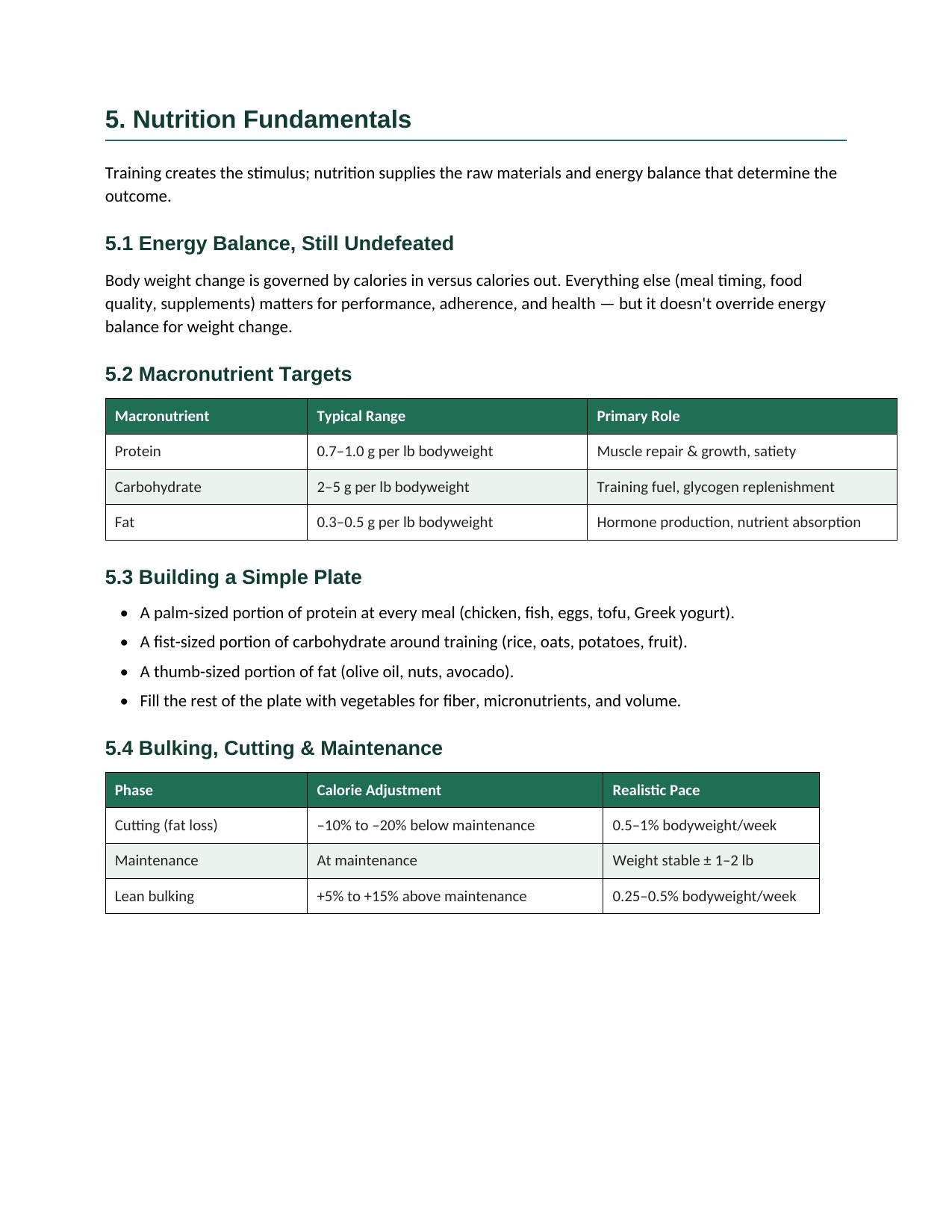 Health and fitness ebook
