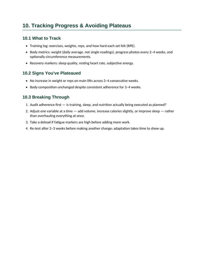 Health and fitness ebook