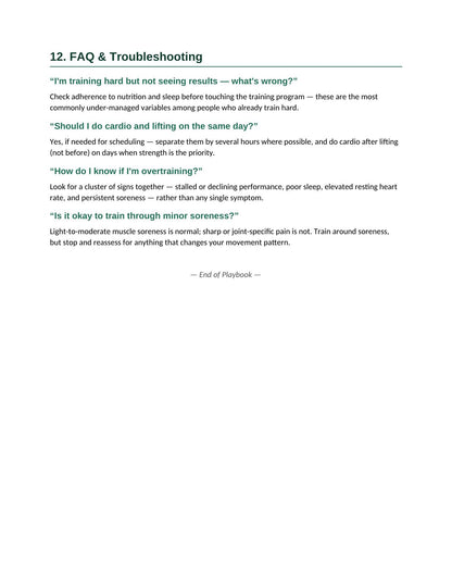 Health and fitness ebook